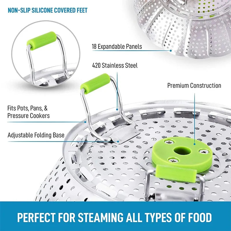 LotusFresh Steam Basket – Elevate Your Steaming Game with Precision and Ease!