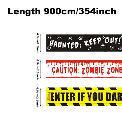 Zombie Zone Fright Tape: Unleash the Terror!