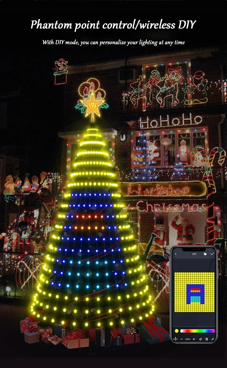 Title: Illuminate Your Christmas with TwinkleTree LED