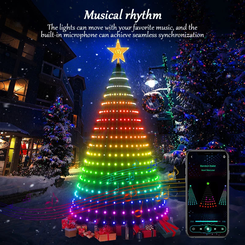 Title: Illuminate Your Christmas with TwinkleTree LED